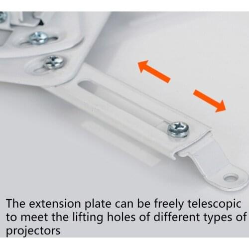 CPDD Universal Projector Wall Ceiling Mount Hanger LCD/DLP Video Projection Mount Bracket Swivels & Tilts For Mini Projector
