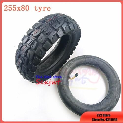 10 inch Pneumatic Tire off-road Road for Electric Scooter Widened off-road type tire 10*3.0 255x80 10x3.00-6 for Zero 10X