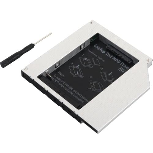 2nd HDD SSD Hard Drive Optical Caddy Frame Adapter for Mac Mini A1103 A1176 Mid-2007 CW-8124-C