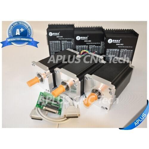 3-Axis NEMA 42 Stepper Motor (4100oz-in/200mm/8.0A) & 150VAC Stepper Driver DM1182 Kit