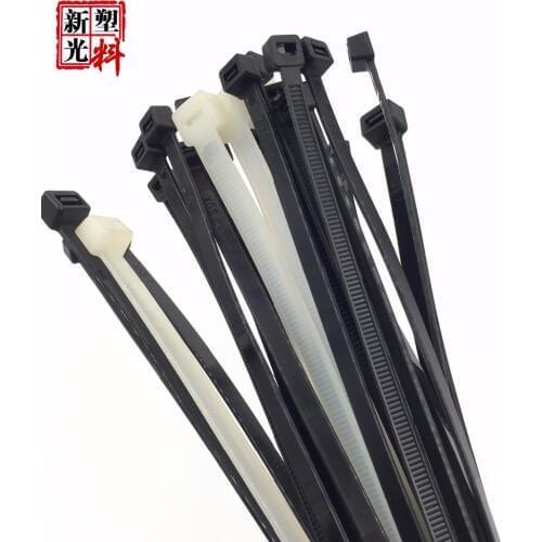 300Pcs/pack 3*100 3*150 4*200 Nylon Cable Tie Industrial Supply Fasteners & Hardware Cable Plastic ,Wire Zip Tie