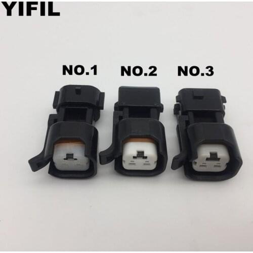 5pcs/lot 2 Pin/Way Fuel Injector Sensor USCAR EV1 EV6 EV14 OBD2 Auto Connector Plug Socket Housing