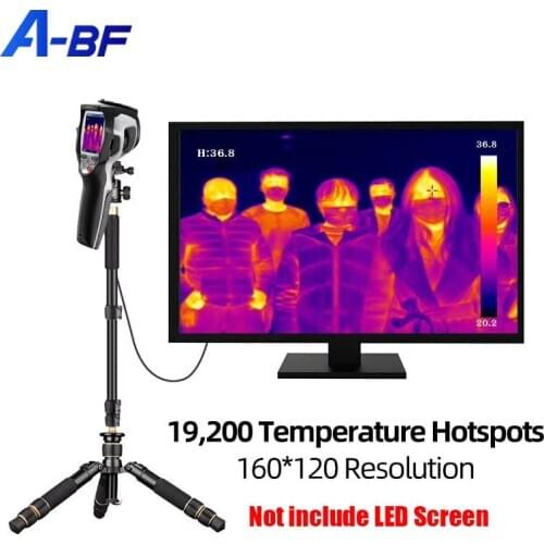 A-BF DT-980Y Infrared Thermal Imager Digital Medical Infrared Thermometer Laser Human Body Thermal Imaging Camera Video TV HDMI