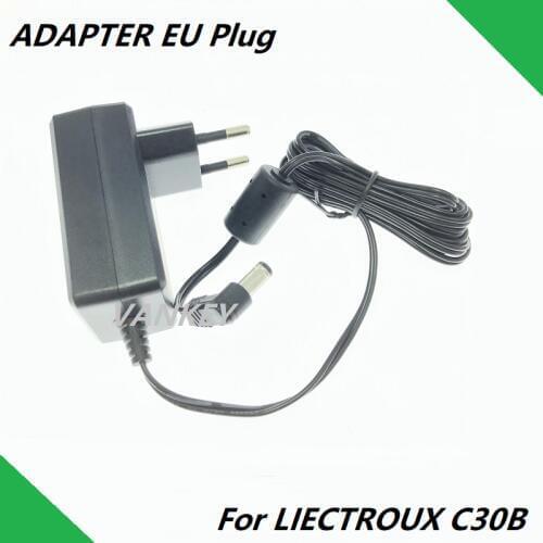 Vacuum Cleaner EU Plug AC Power Adapter Wall Charger for LIECTROUX C30B Robot Vacuum Cleaner Spare Parts Switching Adapter
