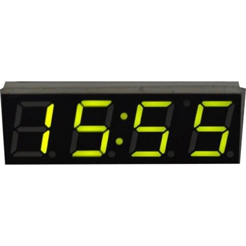 3 in 1 Digital LED Time Clock Temperature Voltage Module Mini Voltmeter Thermometer for Car Arduino Electronic DIY