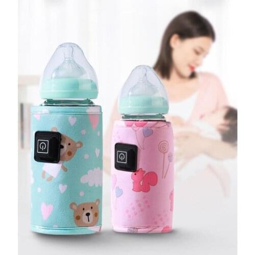 GXMB Portable Baby Bottle Warmer Milk Warmer Infant Feeding Bottle Heater Thermostat