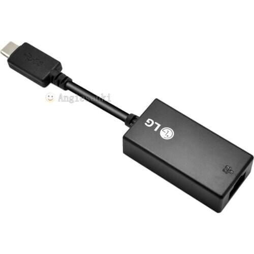 LG USB-C Type C to RJ45 Ethernet Lan Network Adapter USB-C & Thunderbolt 3 Port for 2015 Google Chromebook Pixel ASUS Zen AiO