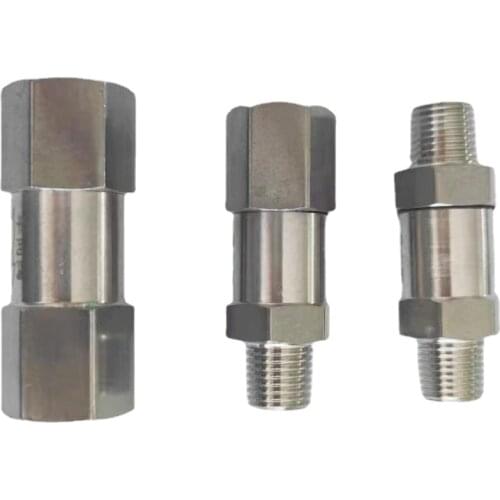 1/8" 1/4" 3/8" 1/2" BSP NPT Female To Male One Way Check Valve Non-return Inline 304 Stainless Steel