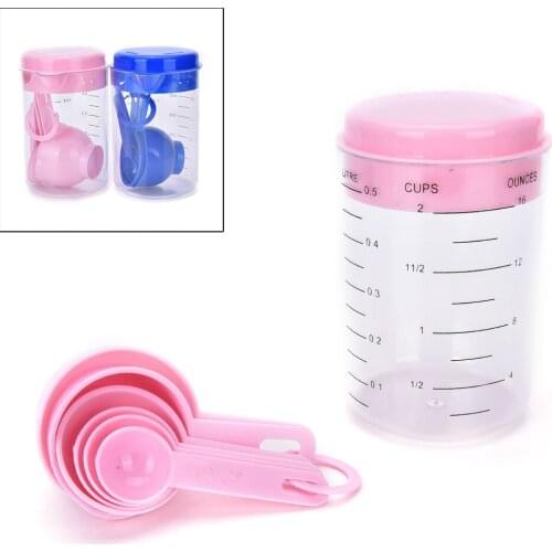 Plastic Utensils Kitchen Cup Measuring Pitcher Tool With Handle And Pour Spout New