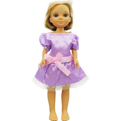 Purple Bowknot Dress Clothes For FAMOSA Nancy Doll Clothes Accessories