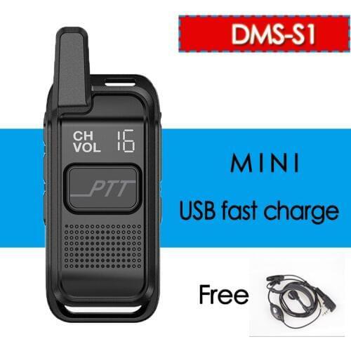 DMS S1 Mini Portable USB Ham Radio walkie-talkie wireless professional civilian hand Communicator HF Transceiver