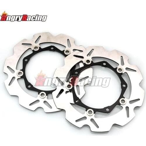 2XPCS Front Brake Disc Rotor For Yamaha XP500 XP 500 T-Max 500 T-Max500 TMax T Max500 2004 2005 2006 2007