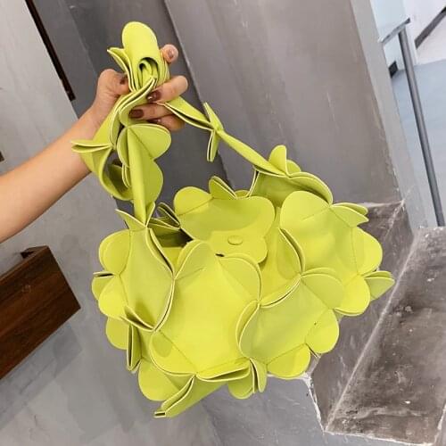 Luxury branded Underarm bag 2021 Summer New High-quality PU Leather Womens Designer Handbag Flowers Shoulder Messenger Bag