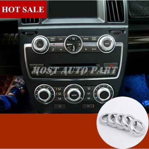 Inner Air Condition Button Trim Cover For Land Rover Freelander 2 LR2 2013-2015 Car accesories interior Car Trim