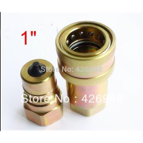 1'' BSP Hydraulic Quick Coupler ISO7241A ,3000PSI CLOSE TYPE quick release coupling,Compatible with PARKER 6600 FASTER ANV