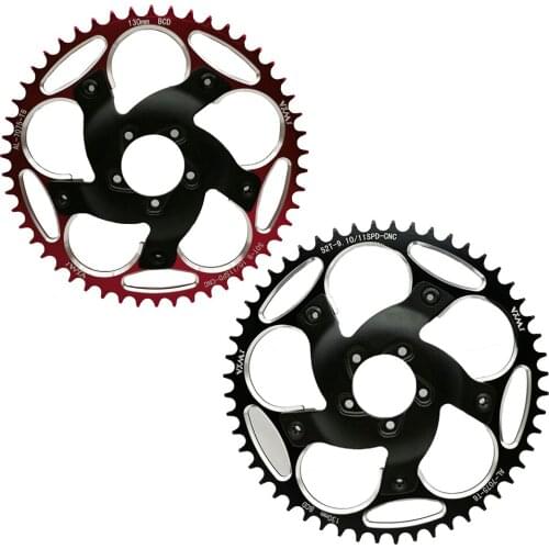 1Pc 130BCD Ebike Chainring Narrow Wide Bicycle Chain Wheel For Bafang 130BCD BBSHD Chain Ring Spider Adaptor With Screws