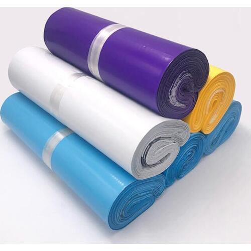 10pcs/Lot Colorful Waterproof Express Bags Courier Envelope Shipping Bag Mailing Bags Envelope Self Adhesive Seal Plastic Pouch