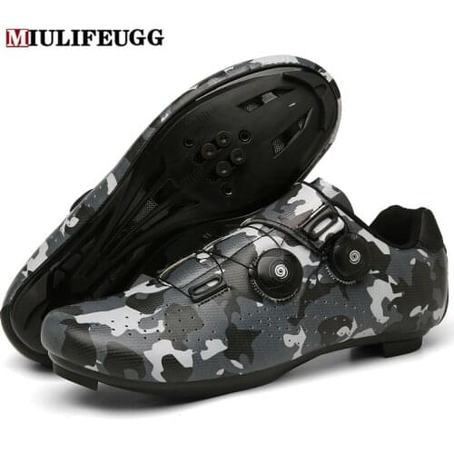 2021 Speed Flat Shoes MTB Men Sports Route Cycling Footwear Cleat Road Bike Sneakers Racing Summer Women Bicycle Mountain Spd