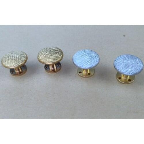 4PCS WWII GERMAN OFFICER TUNIC GRAIN SHOULDER BOARD BUTTON GOLD 18MM