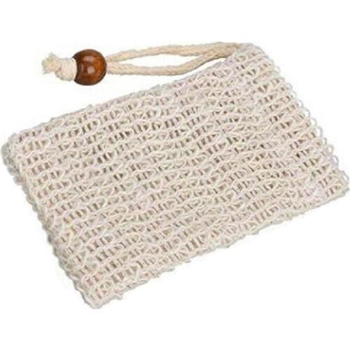 5pcs Soap Bags For Shower Natural Ramie Soap Saver with Bag Soap Drawstring Pouch Mesh Homemade N4V9