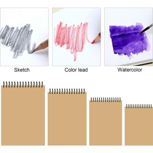 Drawing Pad Artist Teens Sketchbook Painting for Writing , Sketching , Watercolor Art Supplies Colored Pencils Kids Graffiti