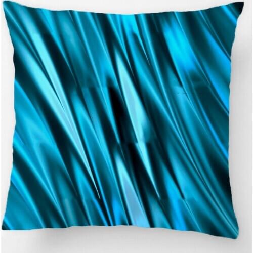 Indigo & Violet Blue Satin Style Stripes Throw Pillow Case Decorative Cushion Cover Pillowcase Customize Gift By LVSURE For Seat