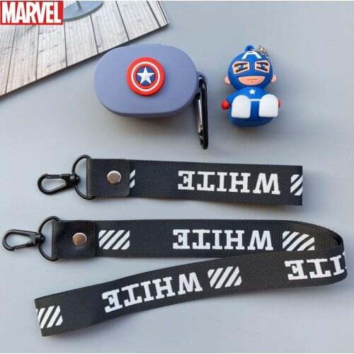 Marvel Wireless Earphone Case For Xiaomi Redmi Airdots 2 Silicone Charging Headphone Case For Redmi Airdots 2 Protective Cover