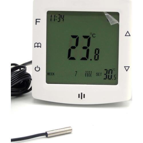 EU 4kw Dual Sensor programmable heating thermostat with floor heating