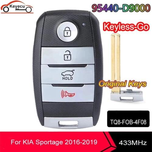 KEYECU OEM 95440-D9000 For KIA Sportage 2016 2017 2018 2019 Proximity Keyless Entry Go Smart Remote Key 433.92MHz TQ8-FOB-4F08