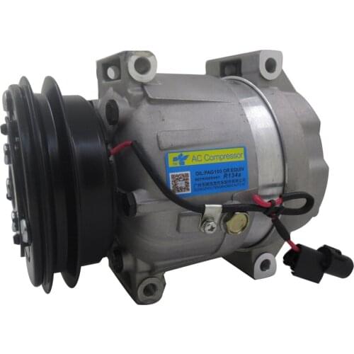 24V Air Condition Compressor For Hyundai Machinery EXCAVATOR loader LC 220 11Q6-90040 A5W00258A 11Q6-90041 715618 CM105020
