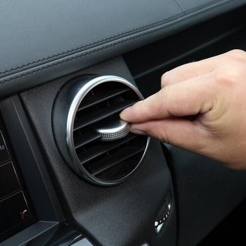 ABS Chrome For Land Rover Discovery 3/4 LR3 LR4 Car Central Control Air Outlet Adjustment Lever Cover Decorative Accessories
