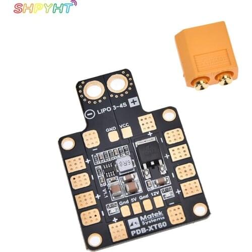 Mini Power Hub PDB XT60 Power Distribution Board PDB-XT60 with BEC 5V/12V for FPV Drone Quadcopter