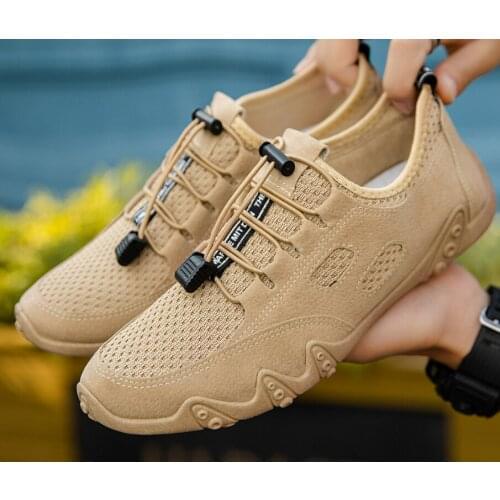 Fishing Shoes Men Summer Beach Breathable Wading Shoes Cycling Swimming Sports Shoes on Foot Non-slip Shoes