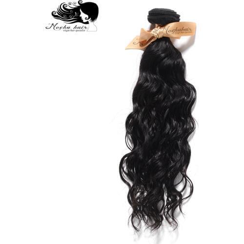 Mocha Hair 10A Brazilian Virgin Hair Natural Wave 12"-28" 100% Unprocessed Human Hair Weave Bundles