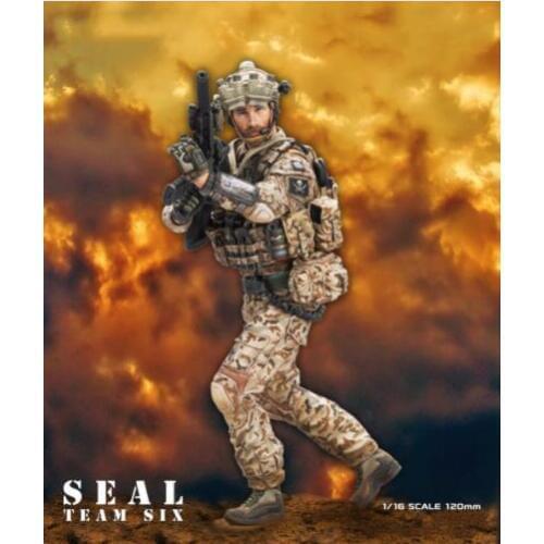 New Unassembled 1/16 120mm modern Navy Seal Team Six soldier 120mm Resin Kit DIY Toys Unpainted resin model