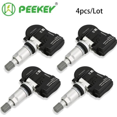 PEEKEY 1 Set of 4 TPMS 43hz Tire Pressure Sensors for Tesla Model S Model X Model 3 1034602-00-A 103460200A