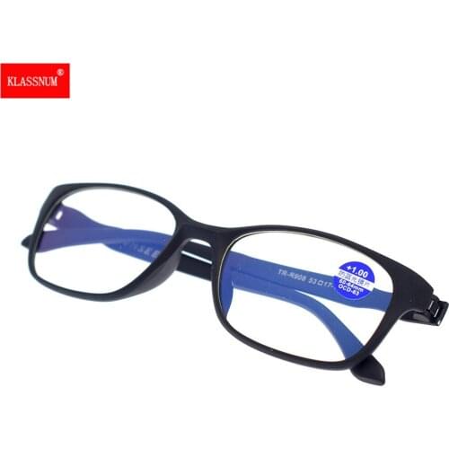 Anti-fatigue Ultralight +1.0+1.5+2.0+2.5+3.0+3.5+4.0 Comfy Men Hanging Reading Glasses Stretch