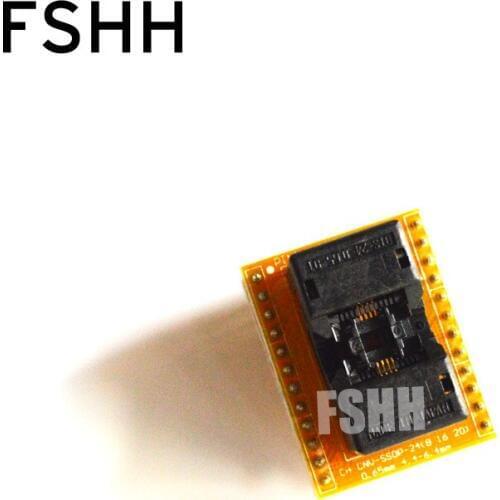 CNV-SSOP8-DIP Programmer adapter SSOP8 to DIP8 Programmer adapter TSSOP8 ic test socket Pin pitch=0.65mm width=4.4mm 6.4mm