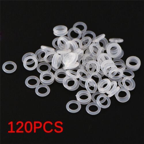 120pcs/bag Rubber O Ring Keyboard Switch Dampeners Keyboards Accessories White For Keyboard Dampers Keycap O Ring Replace Part