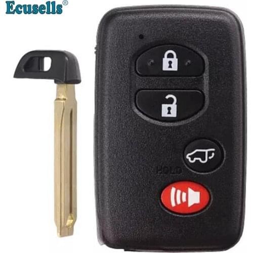 Smart 3+1 button keyless Go Remote Key FSK312MHz-5290-ID74-WD03 WD04 for Lexus for Toyota Crown 2010-2013 Emergency Key TOY48