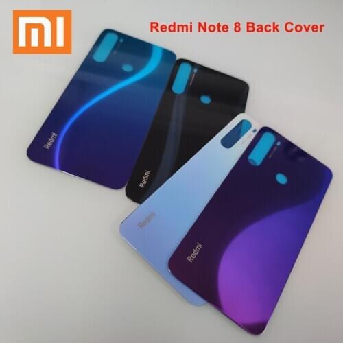 Xiaomi Redmi Note8 Note 8 Back Battery Cover Glass Rear Door Housing Case Cover Replacement For Redmi Note 8 note8 8 phone case