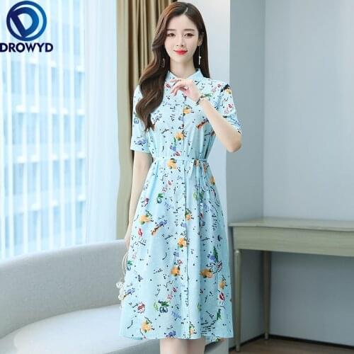 2021 New Summer Japaness Style Mori Girl Cotton Linen Dress Half Sleeve Turn Down Collar Lace Up Mini Dress for Women Robe Femme