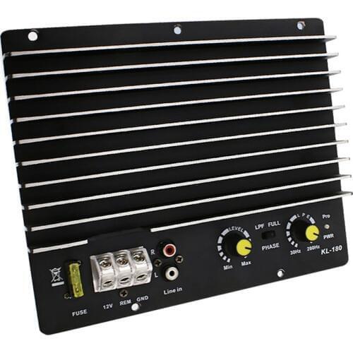 1200W Car Audio Power Amplifier Subwoofer Power Amplifier Board Audio Diy Amplifier Board Car Player Kl-180