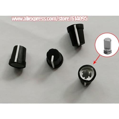 3pcs dbx Equalizer 223 234 266 Half - axis potentiometer Knob cap / Bore 6MM / 0 Degree W14MM * H16MM