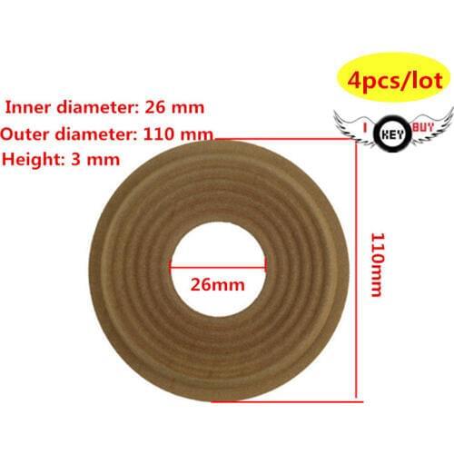 4 Pieces/Lot 110 mm 26 mm Core H:3mm Speakers Damper Spring Pads Woofer Subwoofer Wave Shrapnel DIY Speaker Repair Accessories