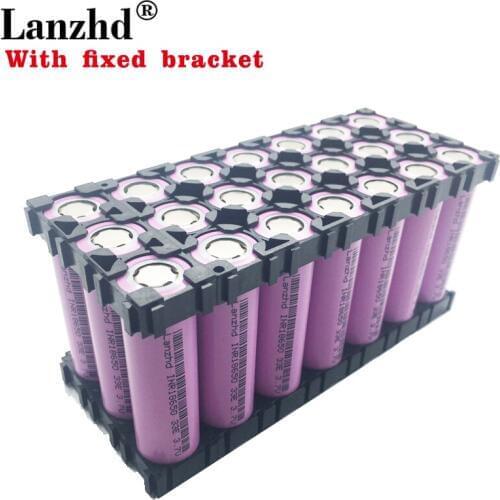 21PCS 18650 fixed bracket Batteries 3.7V 18650 Li ion 3300mAh 30A 18650VTC7 battery 18650 Holder with Splicing Bracket