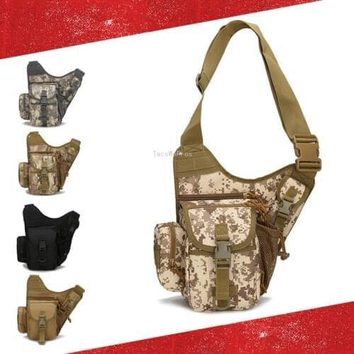 Army Military Molle Bags Durable Oxford Hiking Climbing Camping Hunting Tools Waist Packs Tactical Camouflage Crossbody Bag