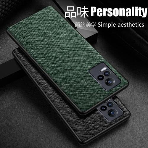 Case for Vivo V21E 4G coque fundas Soft TPU + Hard PC 3in1 Resistance PU leather Case for Vivo V21E 4G