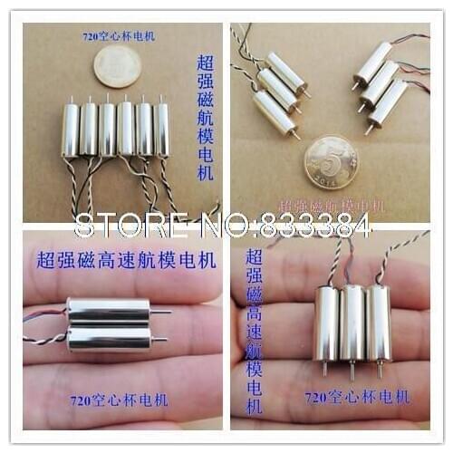 CHEAP!! 10pcs 3.7V 0.10A/41500 RPM dc coreless motor coreless motor for helicopter model aircraft toys