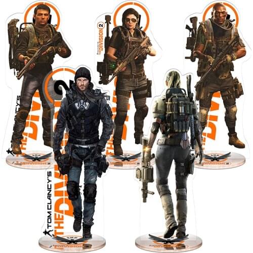 Tom Clancys The Division 2 Game Related Products Action Figure Acrylic Stand Model Doll Decoration Figurine Gifts 21CM